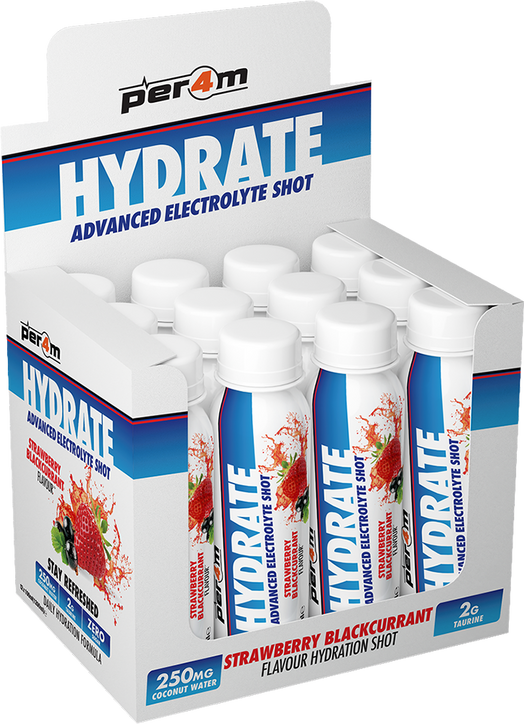 PER4M Hydrate Advanced Electrolyte Shot - 12 x 100 ml