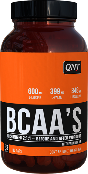 QNT BCAA + Vit B6 - 100 caps