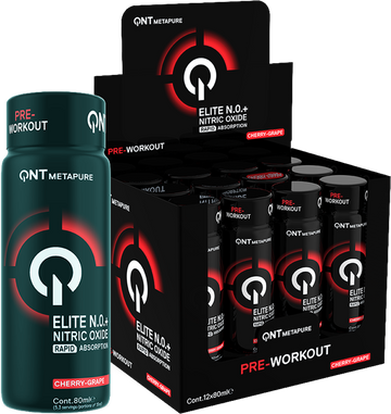 QNT NO+ Elite Shot - 12 x 80 ml - Cherry Grape