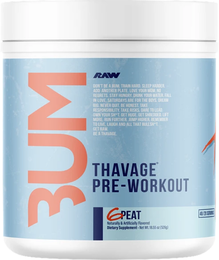 RAW CBUM Thavage Pre-workout - 20 servings