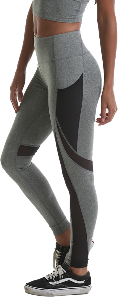 RIPT RCLPNT733 Ladies Contrast Legging - Grey