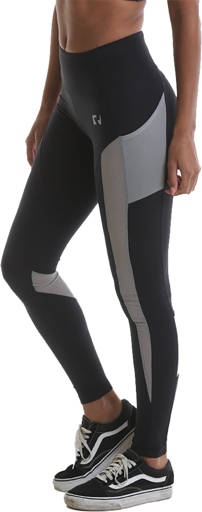 RIPT RCLPNT733 Ladies Contrast Legging - Grey