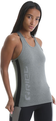 RIPT RCLVST731 Ladies Mesh Panel Vest - Grey