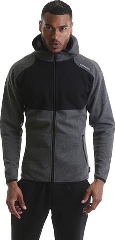 RIPT RCSWT709 Mens Hooded Zip Thru - Grey Marl