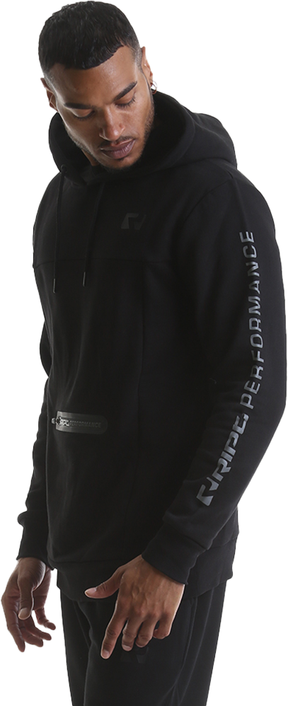 RIPT RCSWT712 Mens Hooded Top - Black