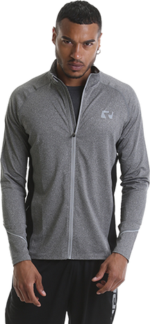 RIPT RCTOP728 Mens Zip Thru Top - Grey