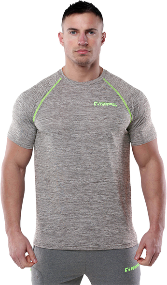 RIPT RCTS702 Mens Slimfit Tech Line T-shirt - Grey