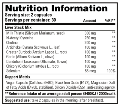 Stacker2 Liver Stack - 60 caps