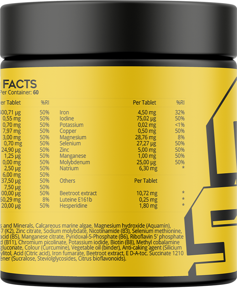 Supspace Multi Sports Vitamin - 60 Tabs