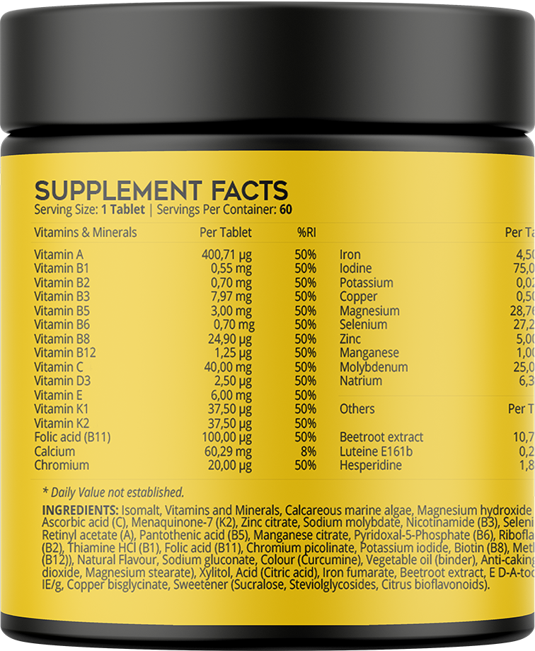 Supspace Multi Sports Vitamin - 60 Tabs