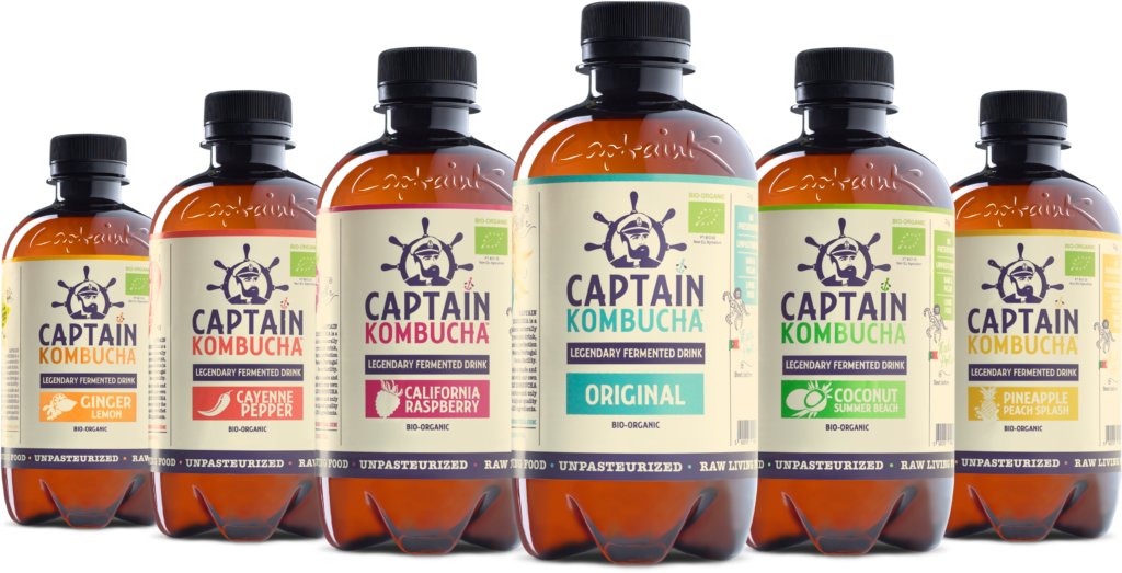 The Gutsy Captain Kombucha - 12 x 400 ml
