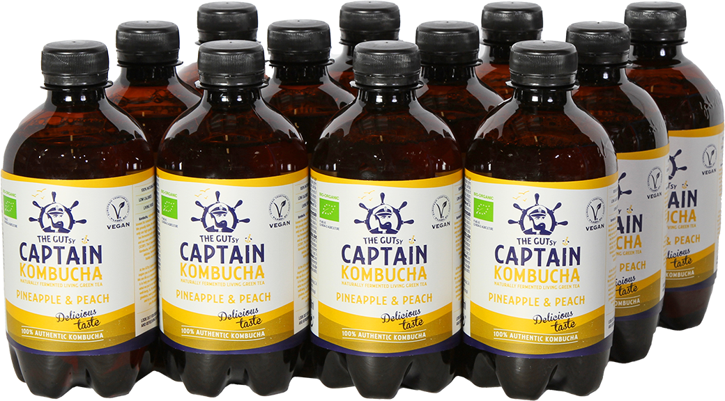 The Gutsy Captain Kombucha - 12 x 400 ml