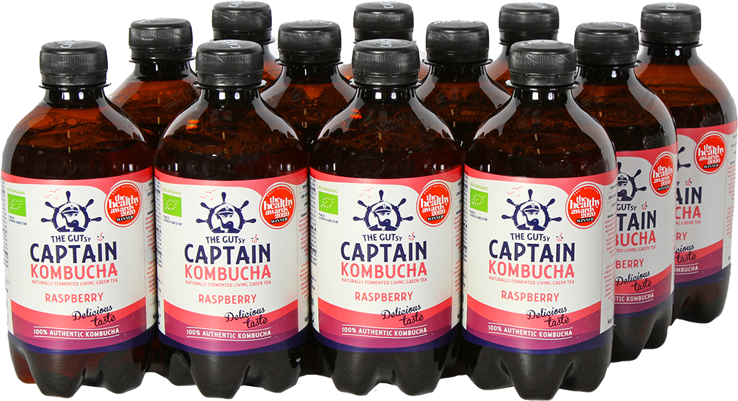 The Gutsy Captain Kombucha - 12 x 400 ml