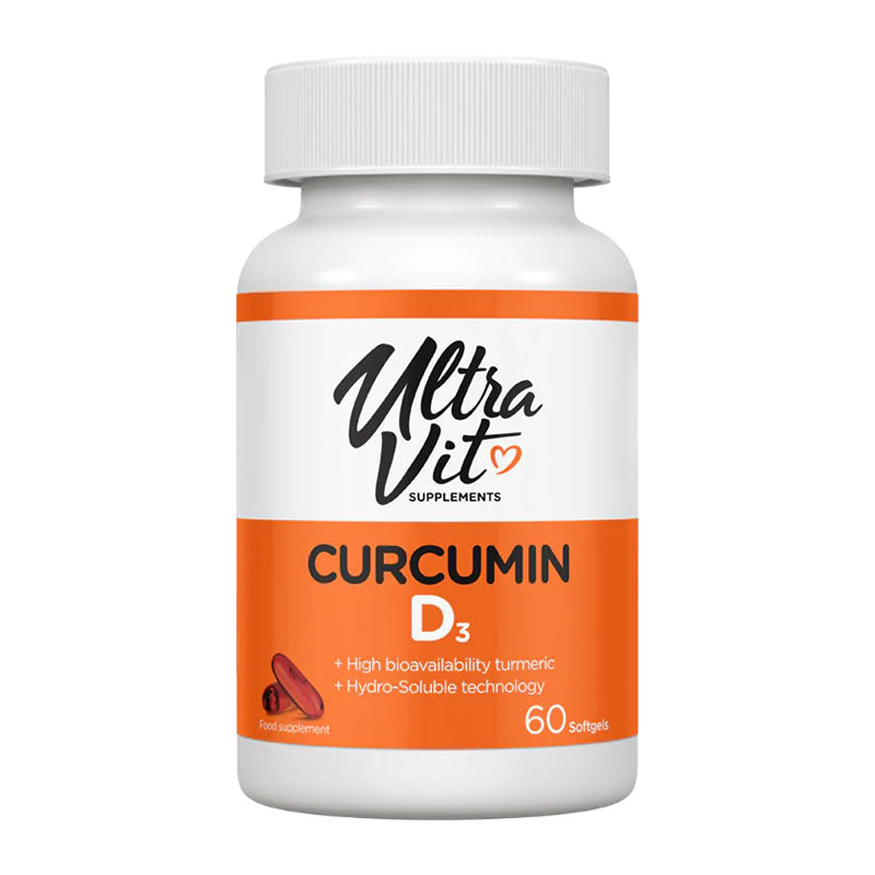 Ultravit Curcumin D3 - 60 softgels