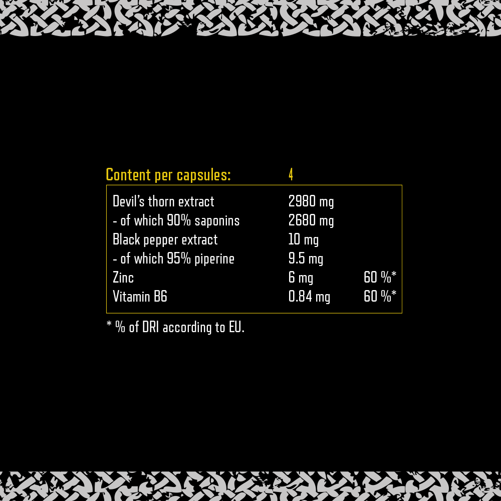 Viking Power Devil's Thorn Testo Booster - 120 caps