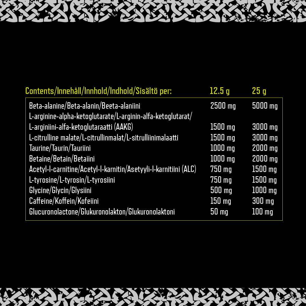 Viking Power Thor's Hammer Pre-workout - 500 g