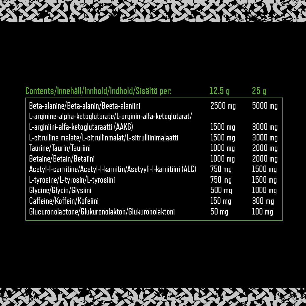 Viking Power Thor's Hammer Pre-workout - 500 g