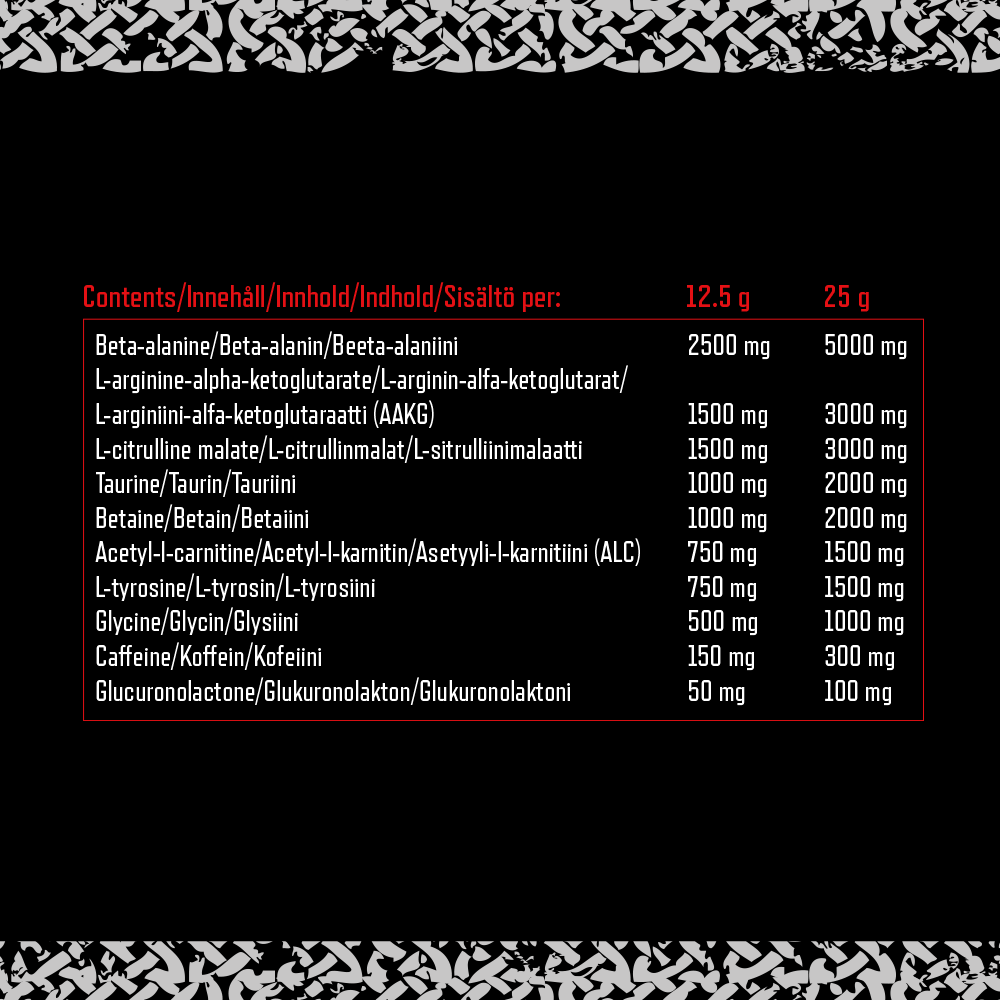 Viking Power Thor's Hammer Pre-workout - 500 g