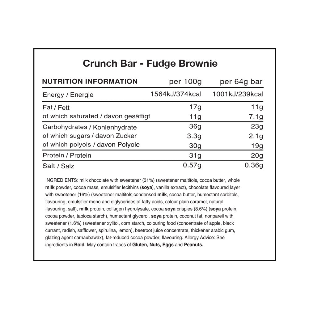 Warrior Crunch Bar - 12 x 64 g