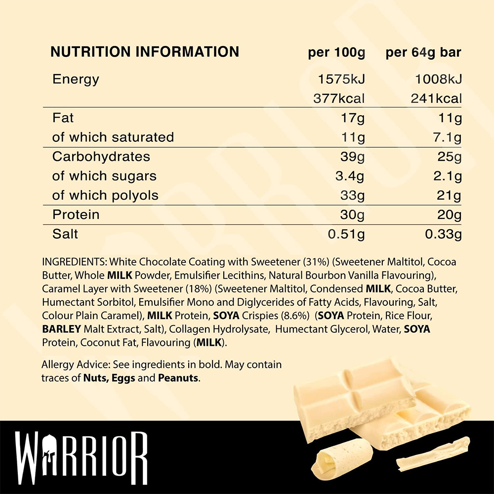 Warrior Crunch Bar - 12 x 64 g