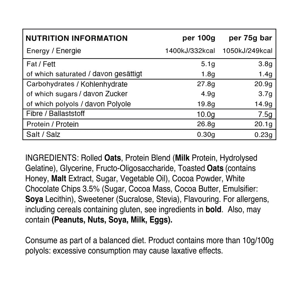 Warrior Raw Protein Flapjack - 12 x 75 g