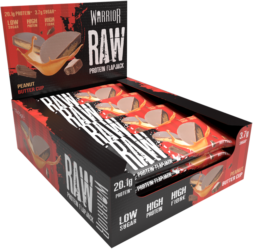 Warrior Raw Protein Flapjack - 12 x 75 g