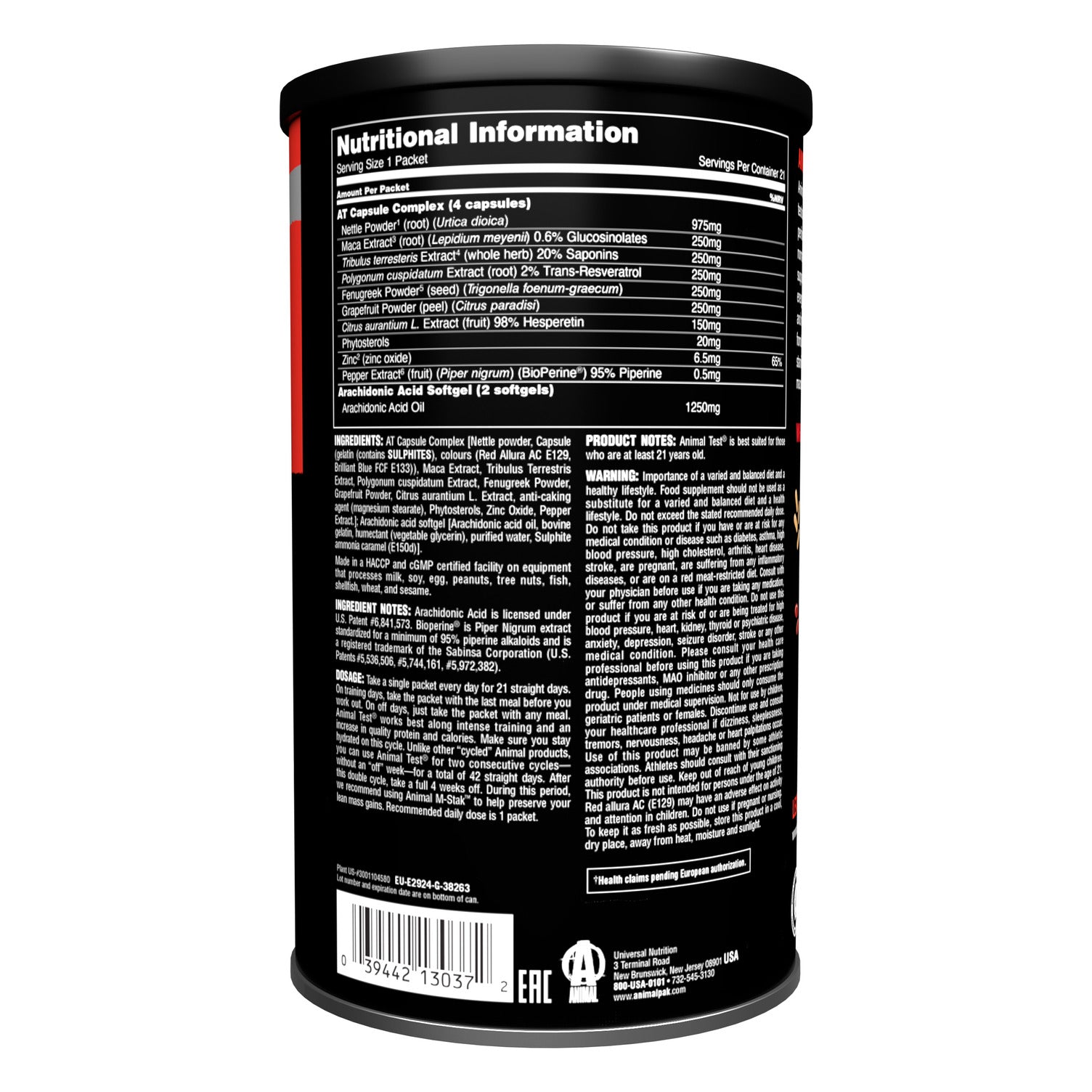Animal Test - 21 packs