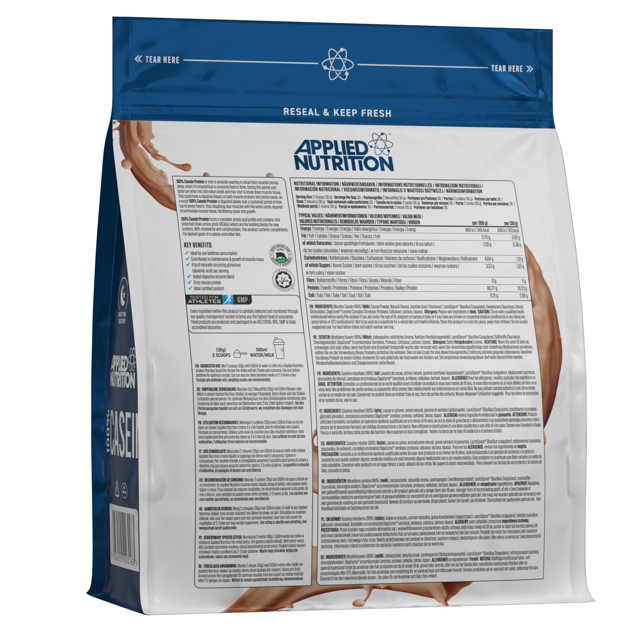 Applied Nutrition Micellar Casein Protein - 900 g