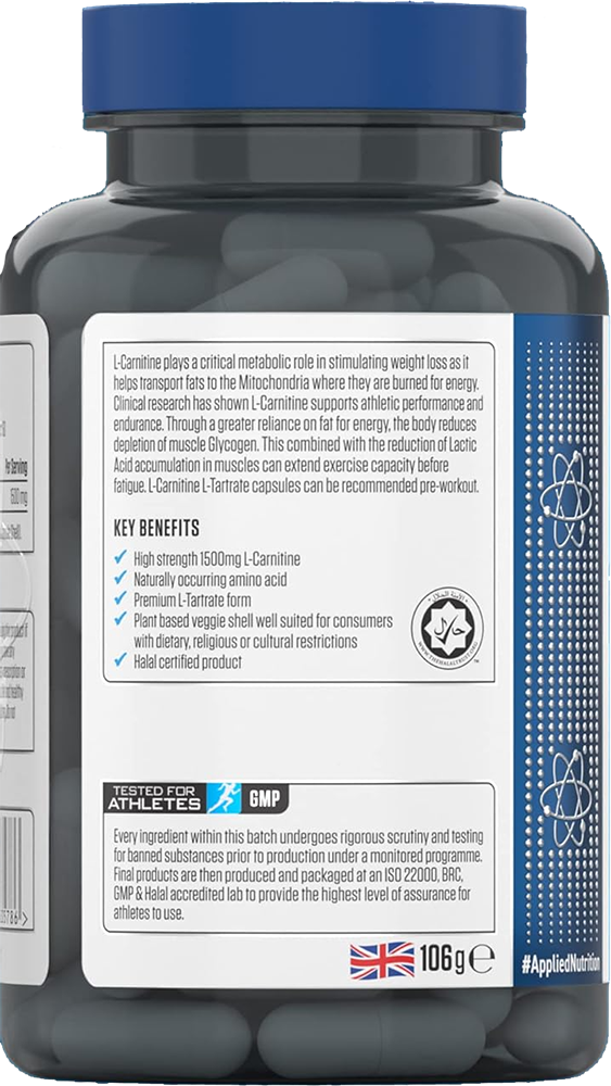 Applied Nutrition L-Carnitine 1500 - 120 caps
