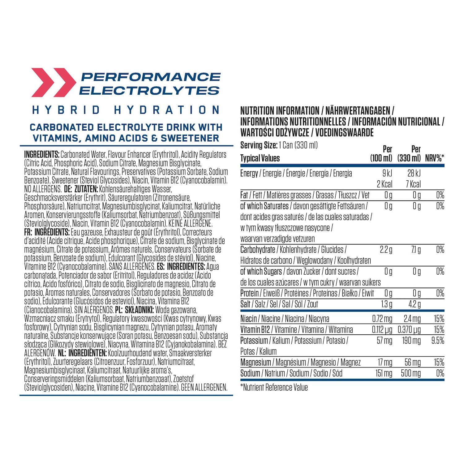 Applied Nutrition NA11 Hydration - 12 x 330 ml