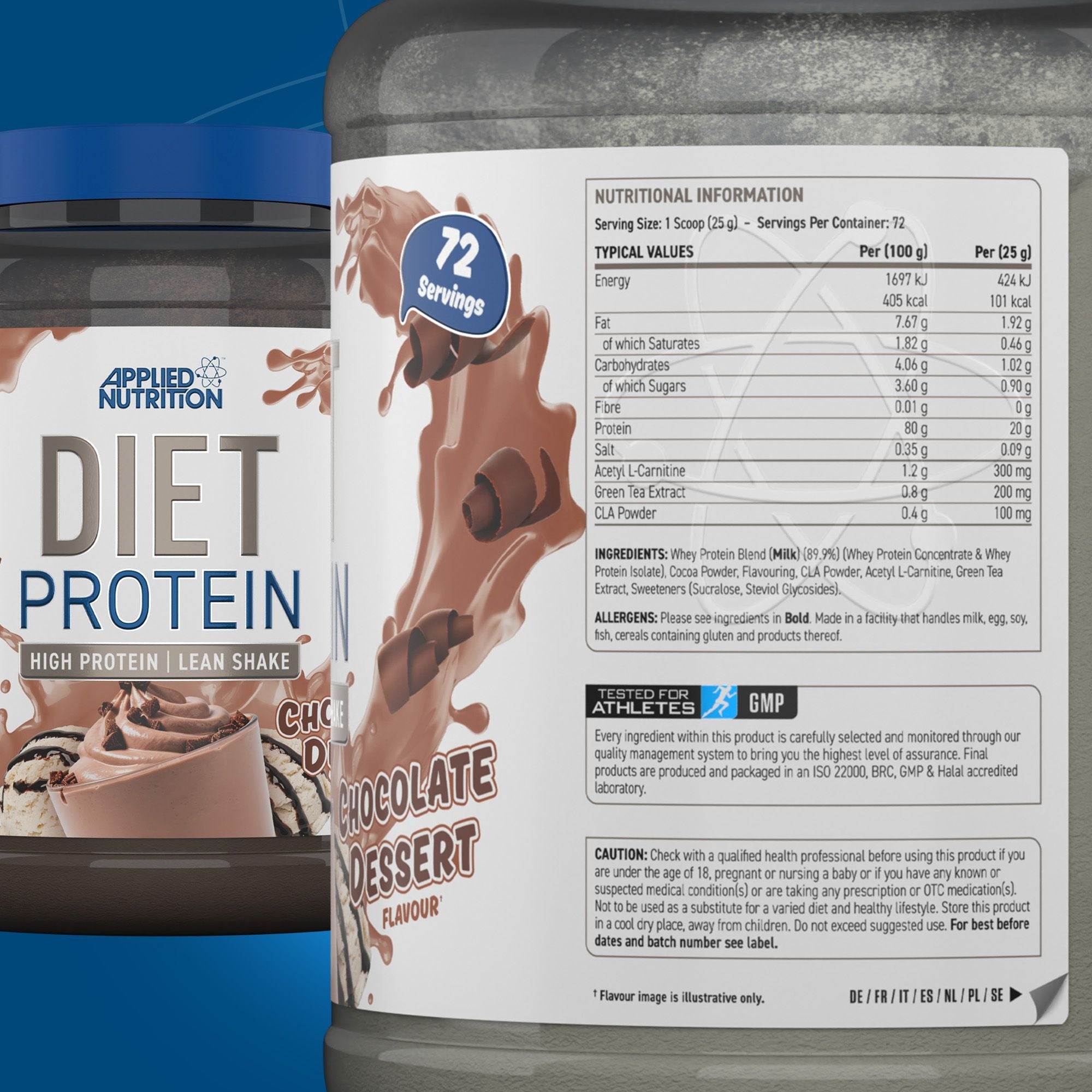 Applied Nutrition Diet Whey Protein - 1800 g