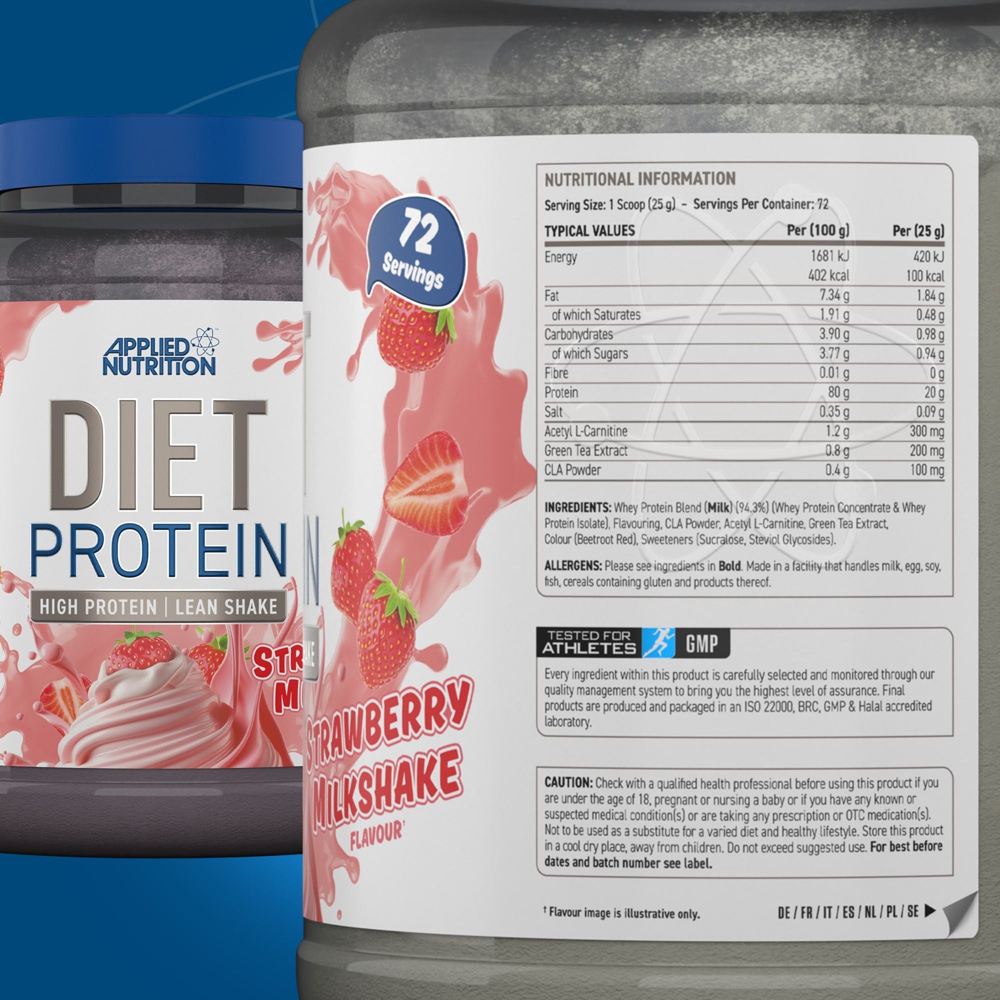 Applied Nutrition Diet Whey Protein - 1800 g