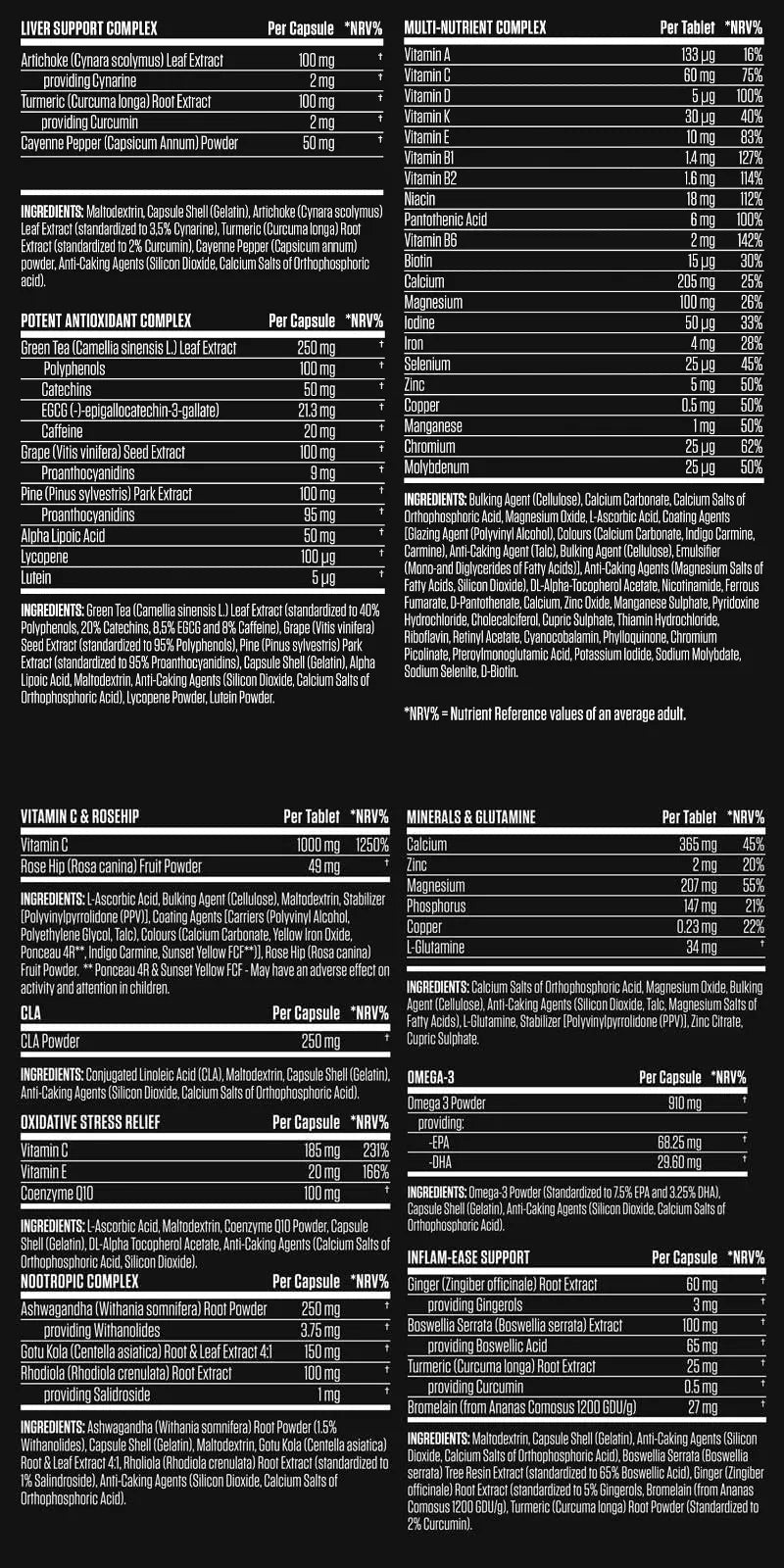Applied Nutrition Black Stak - 30 packs