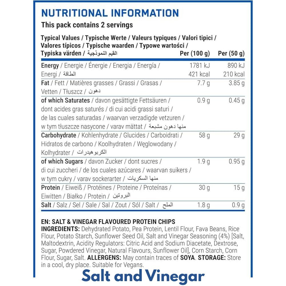 Applied Nutrition Protein Chips  - 7 x 50 g