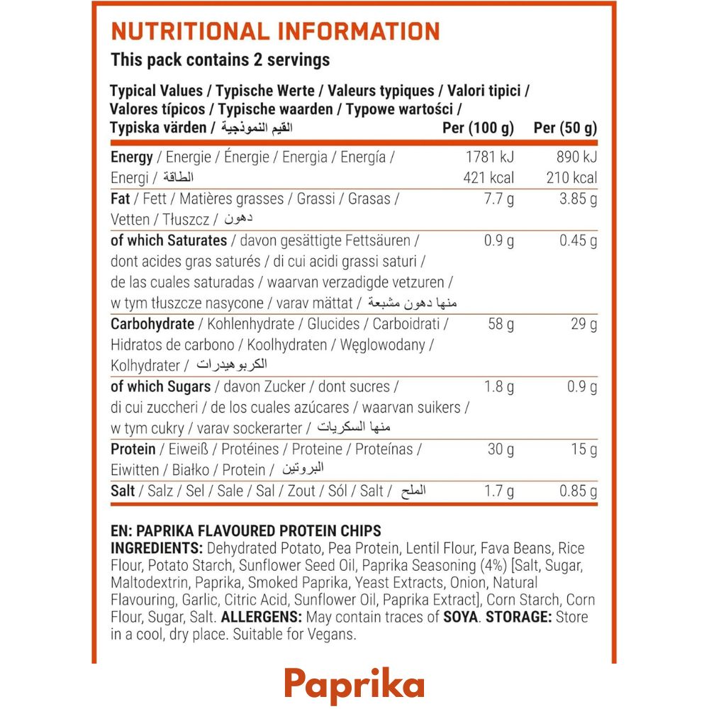 Applied Nutrition Protein Chips  - 7 x 50 g