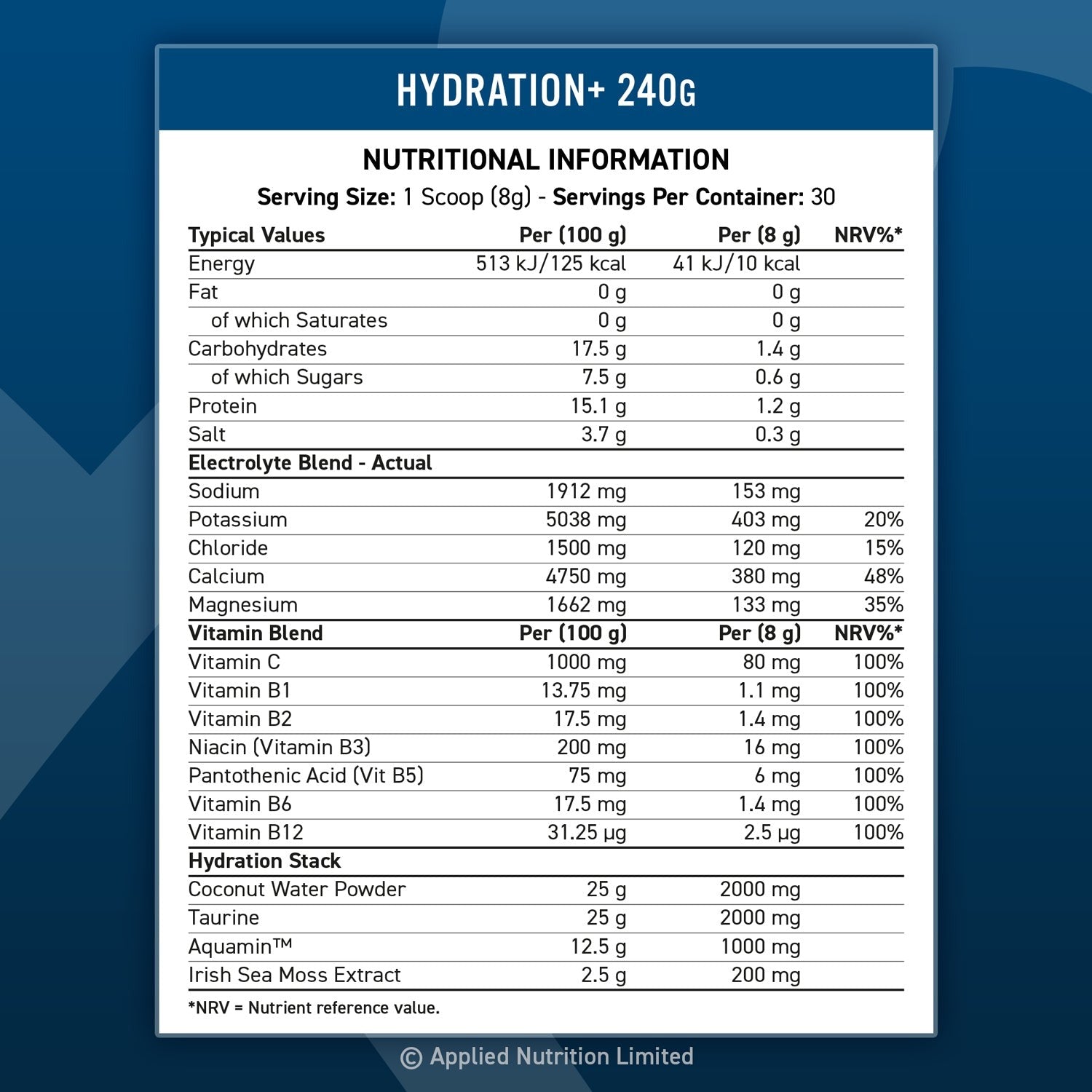 Applied Nutrition Hydration+ - 240 g