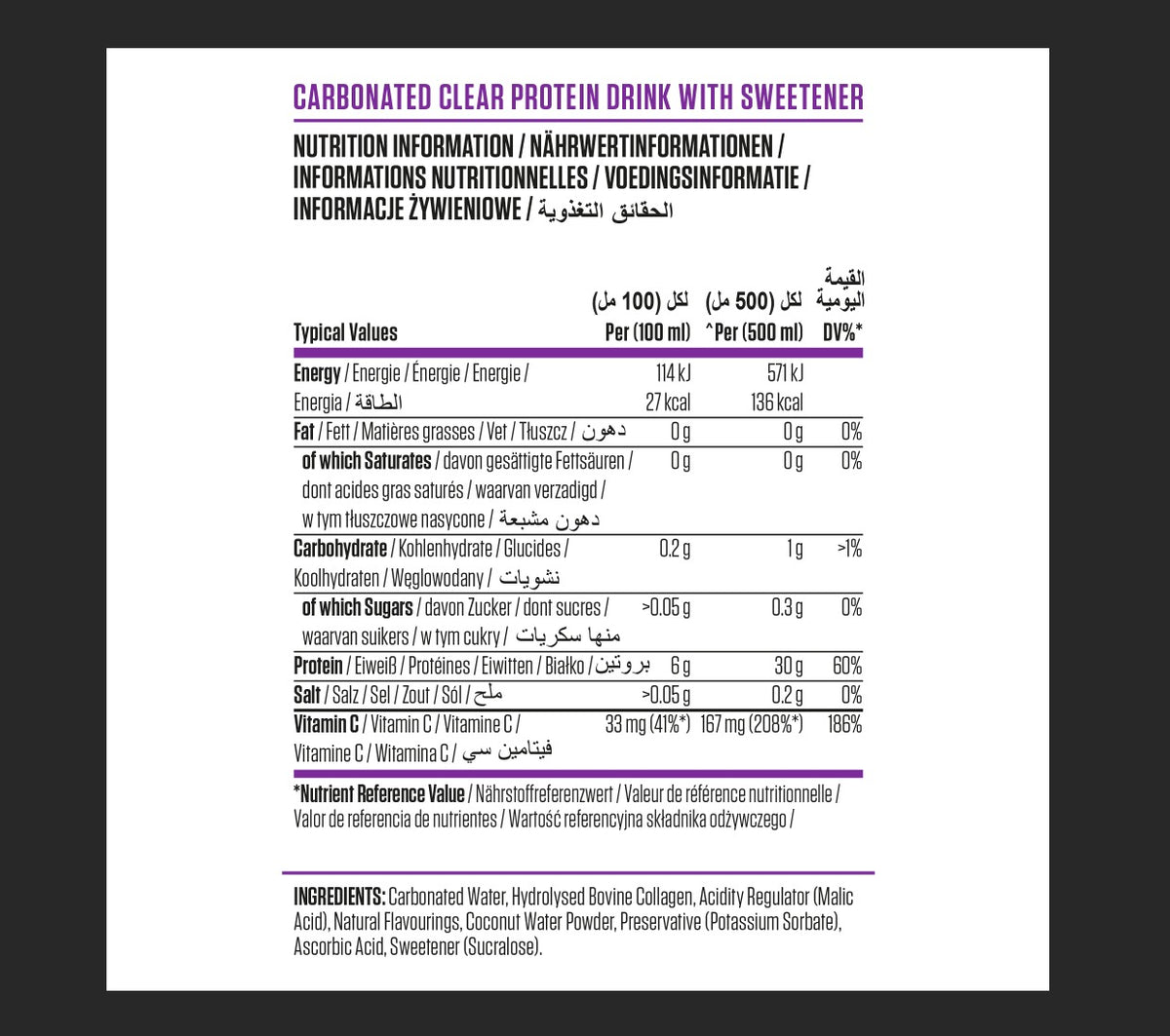 Applied Nutrition Beef XP  - 12 x 500 ml