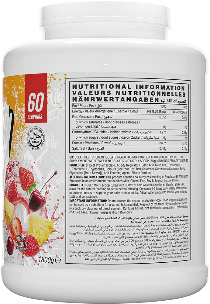 Naughty Boy Beef Zero - 1800 g