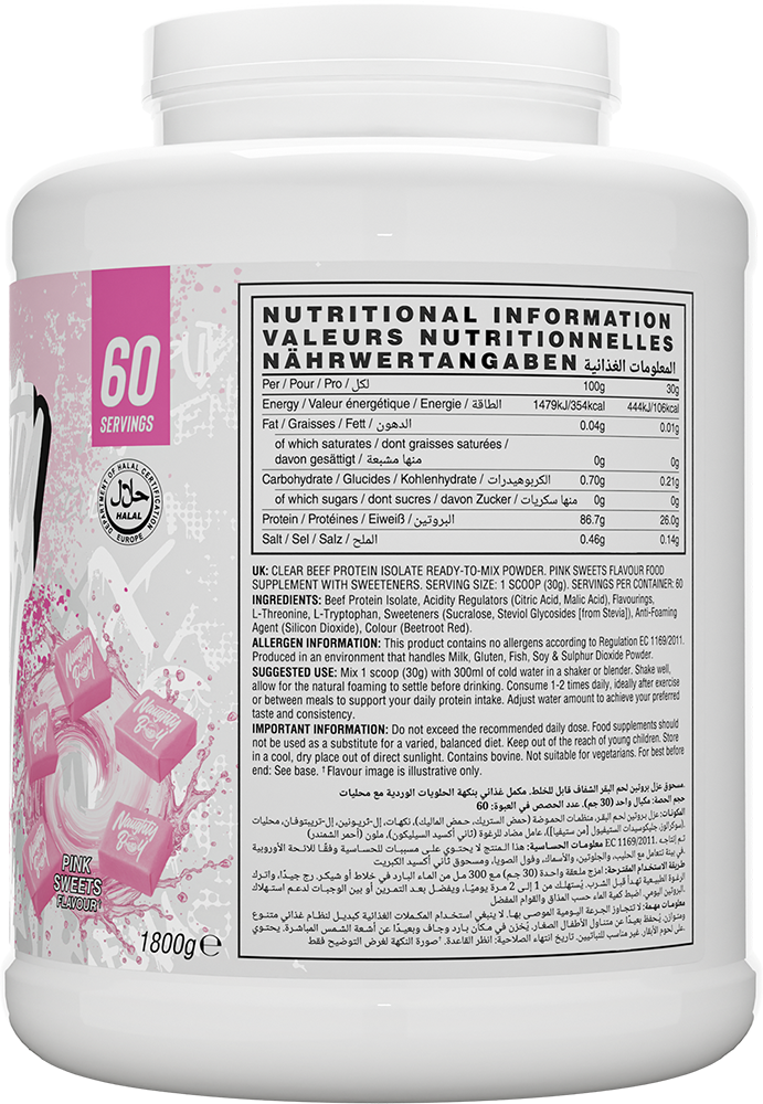 Naughty Boy Beef Zero - 1800 g