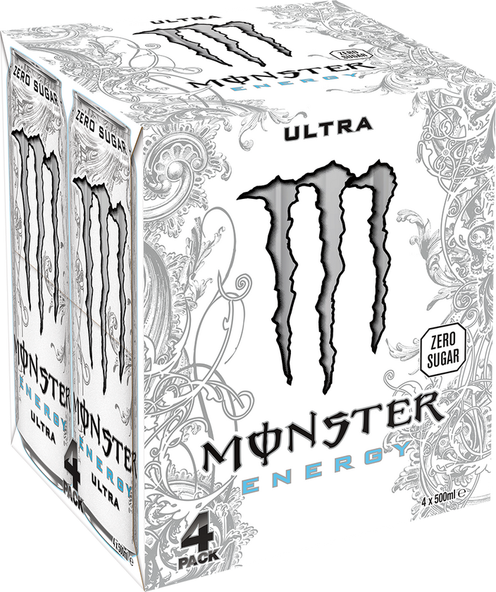 Monster Energy Ultra - 4 x 500 ml