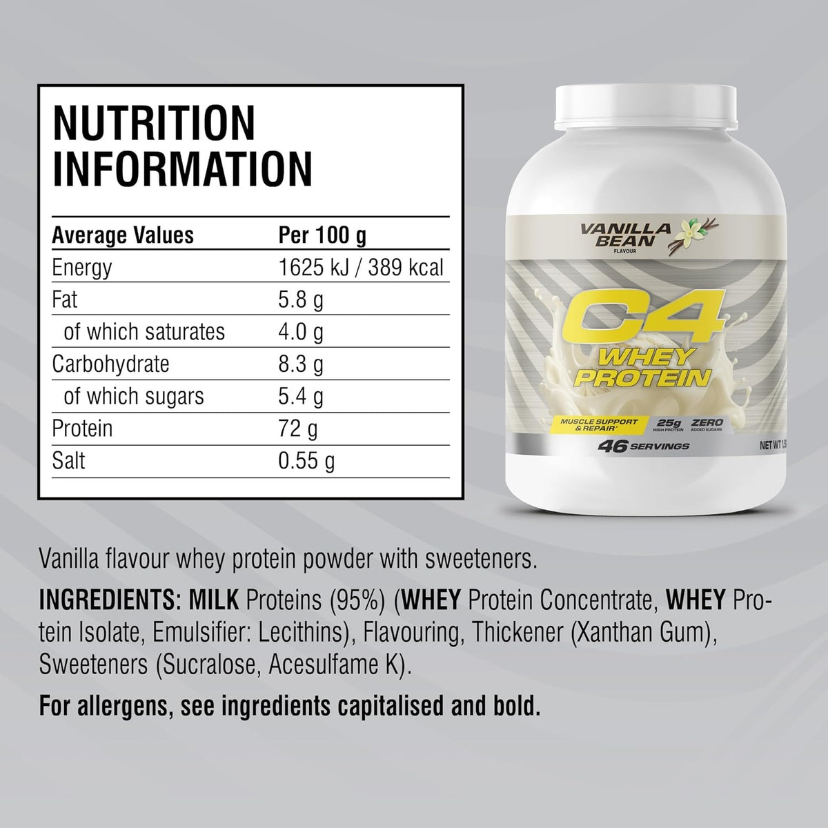 C4 Protein - 46 servings