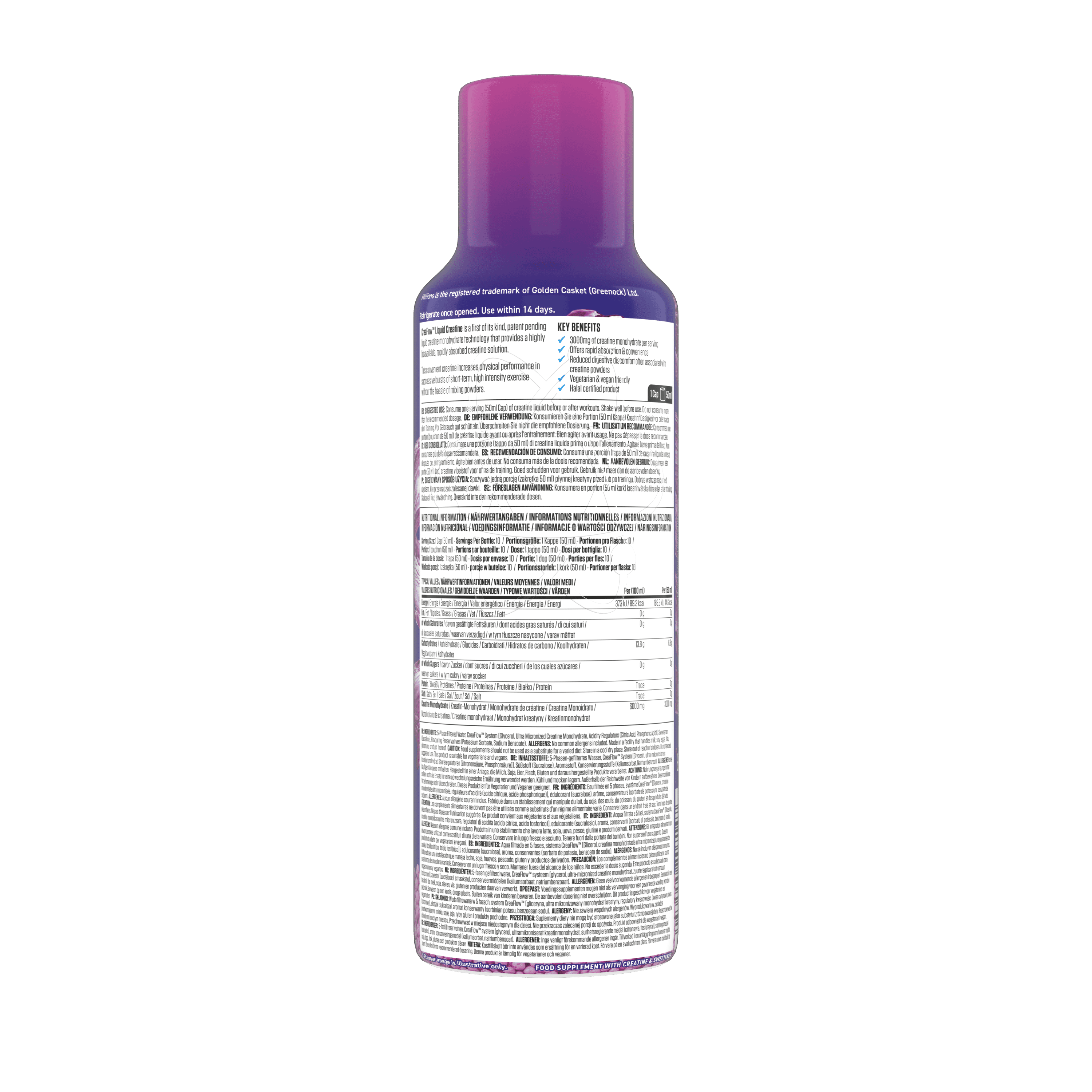 Applied Nutrition CreaFlow Liquid Creatine - 500 ml