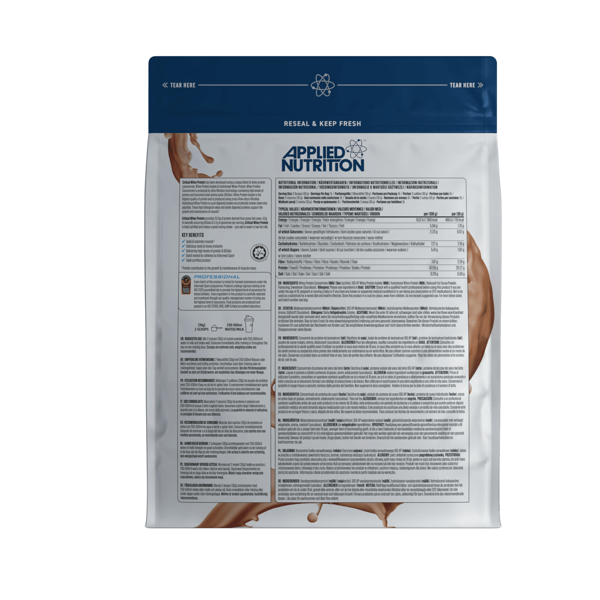 Applied Nutrition Critical Whey Protein - 450 g
