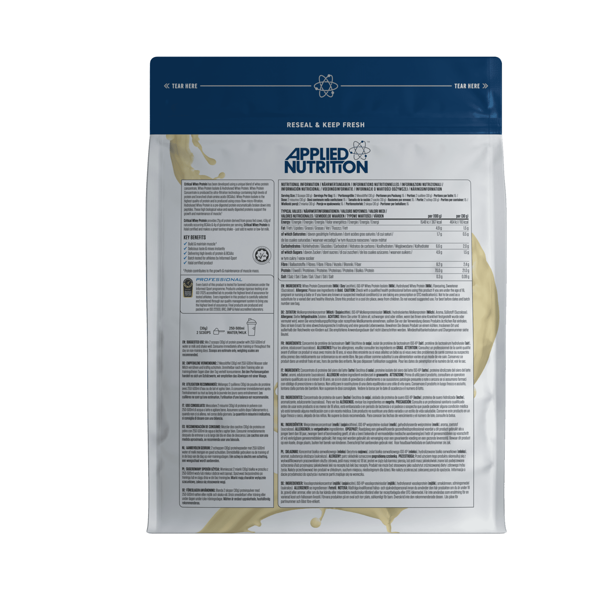 Applied Nutrition Critical Whey Protein - 450 g