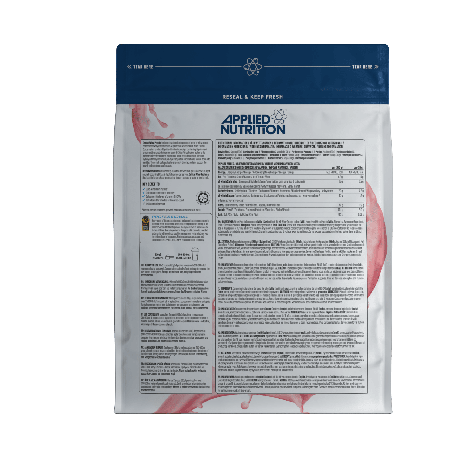 Applied Nutrition Critical Whey Protein - 450 g