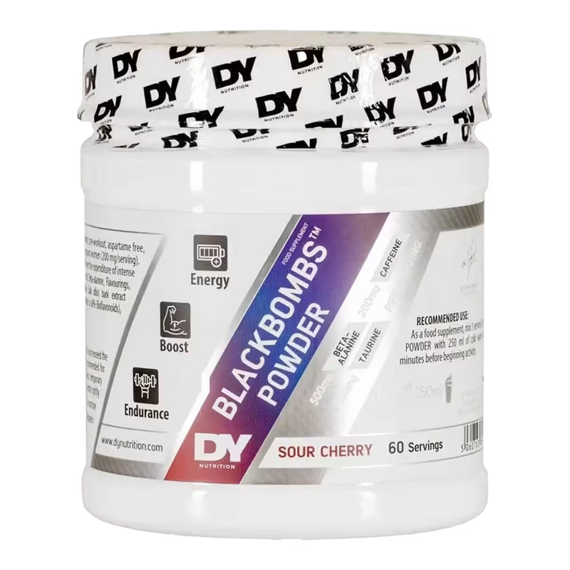 DY Nutrition BlackBombs Powder - 300 g - Sour Cherry