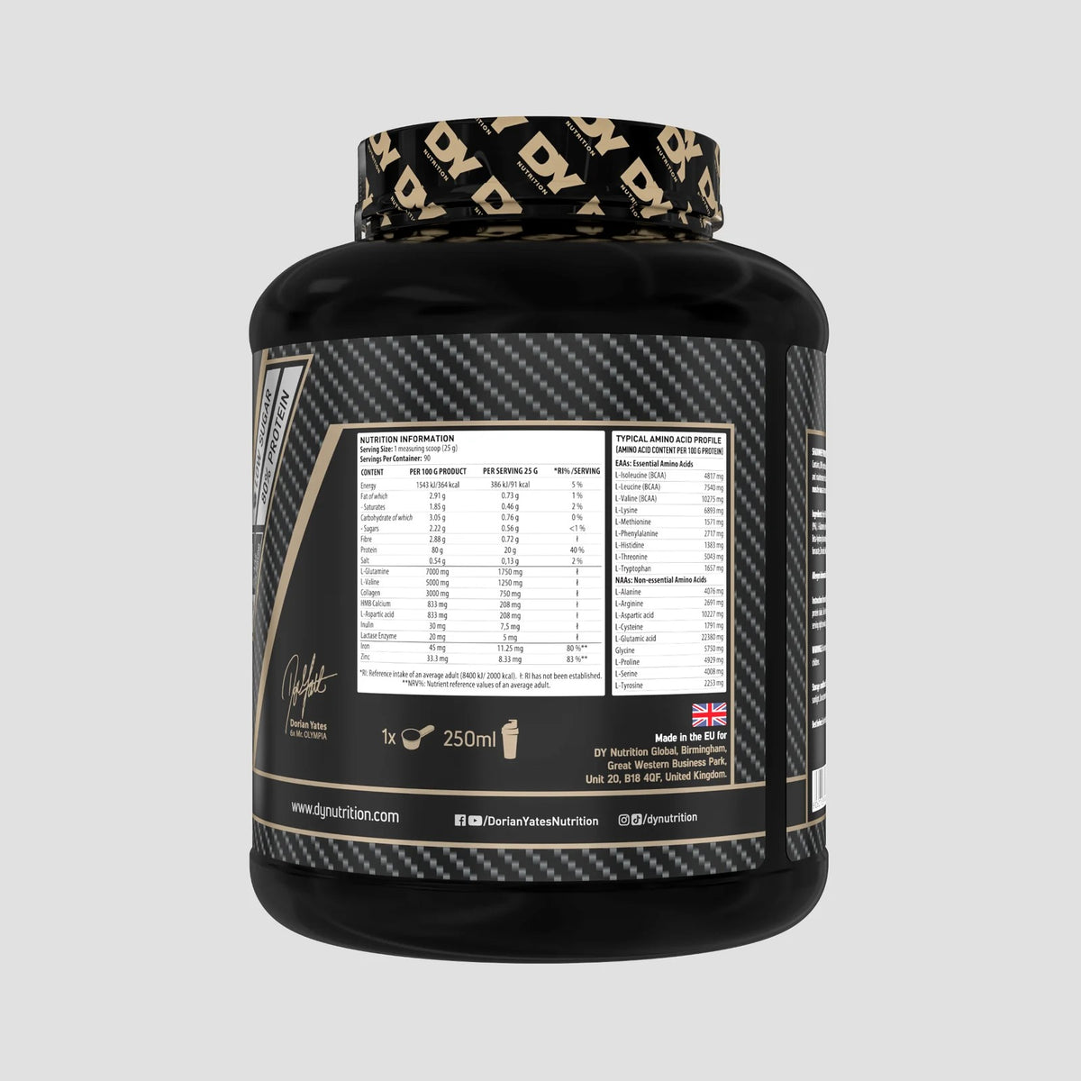 DY Nutrition Shadowhey Anabolic Hydrolised Protein - 2270 g