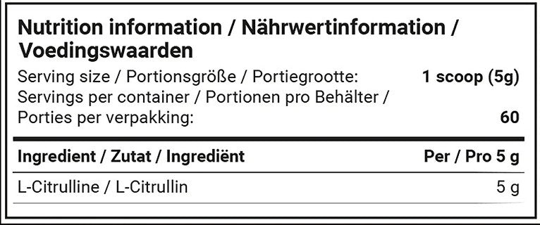 Dedicated Nutrition L-Citrulline - 300 g