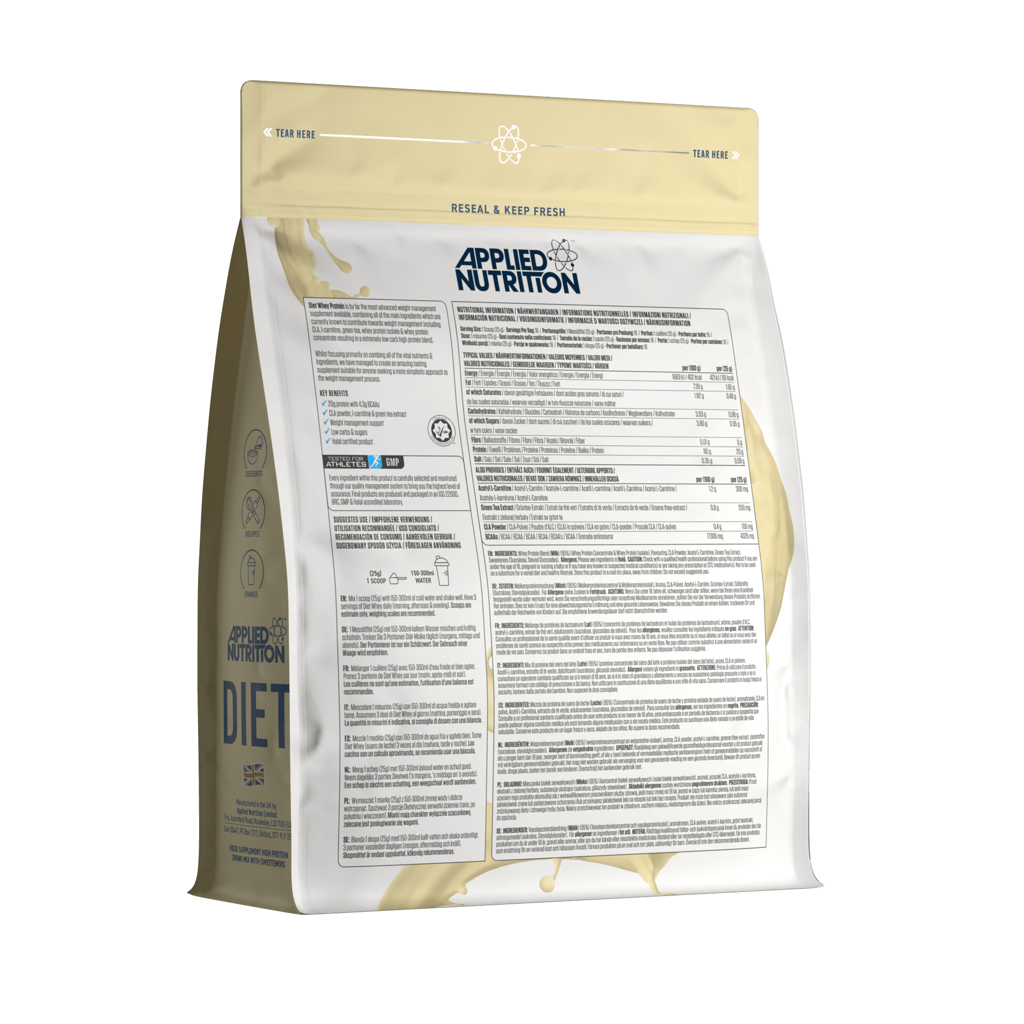Applied Nutrition Diet Whey Protein - 450 g