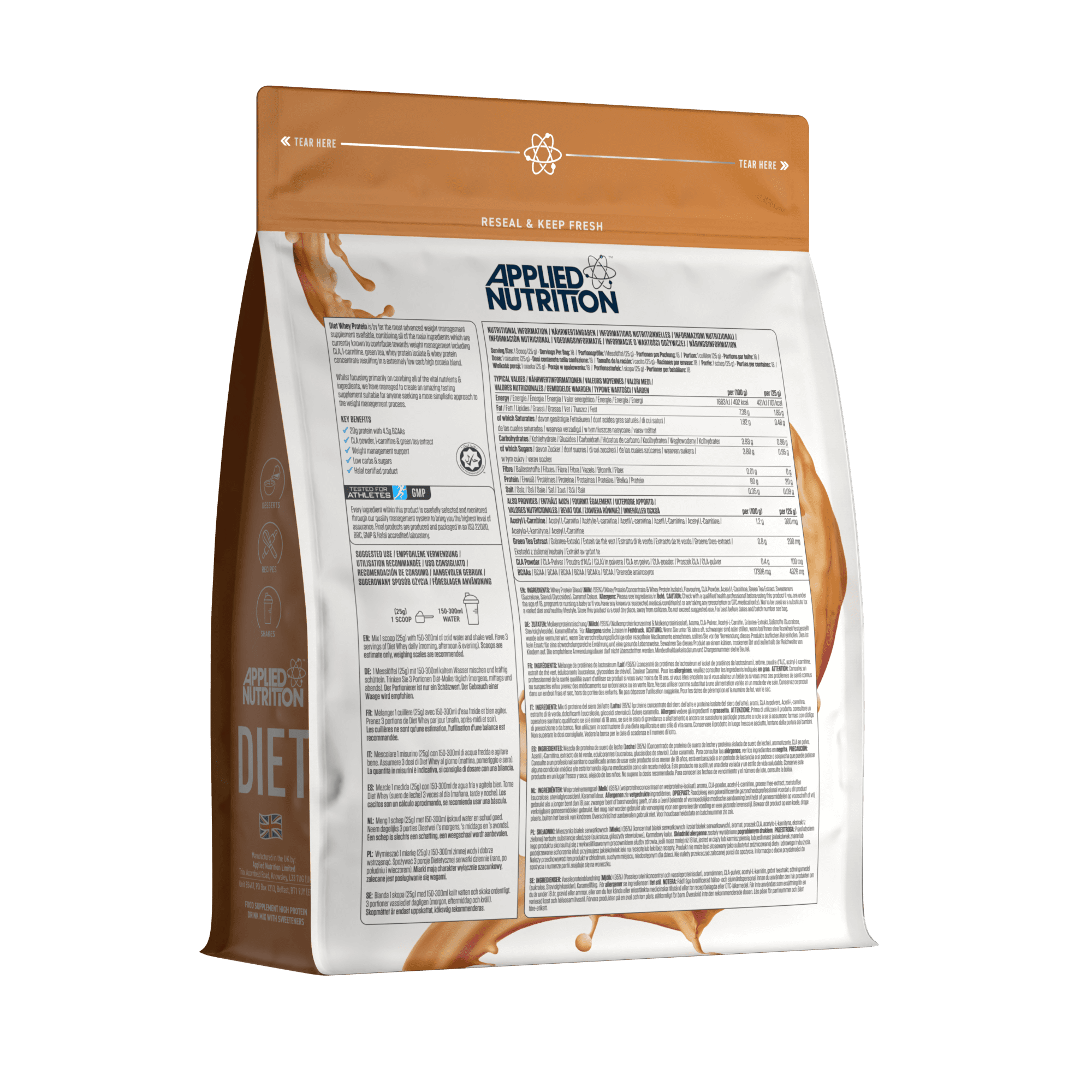 Applied Nutrition Diet Whey Protein - 450 g